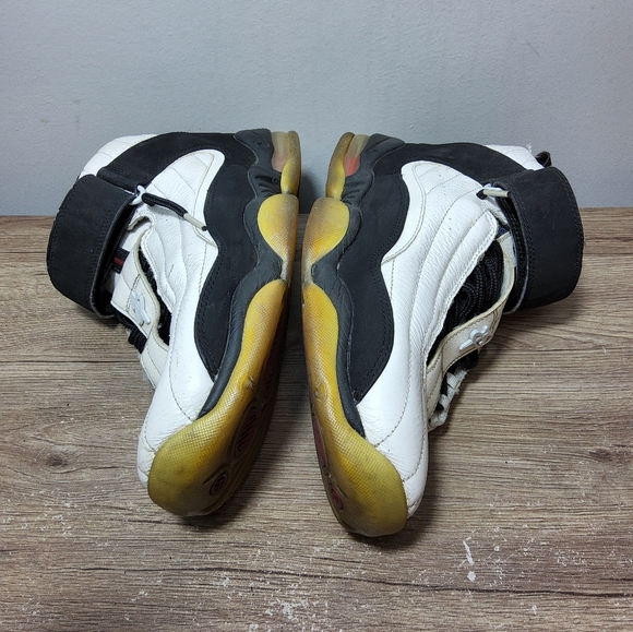 Nike Air Penny IV 'True Red' White/Black 864018-101 (2016) Size 9.5 - Picture 6 of 8